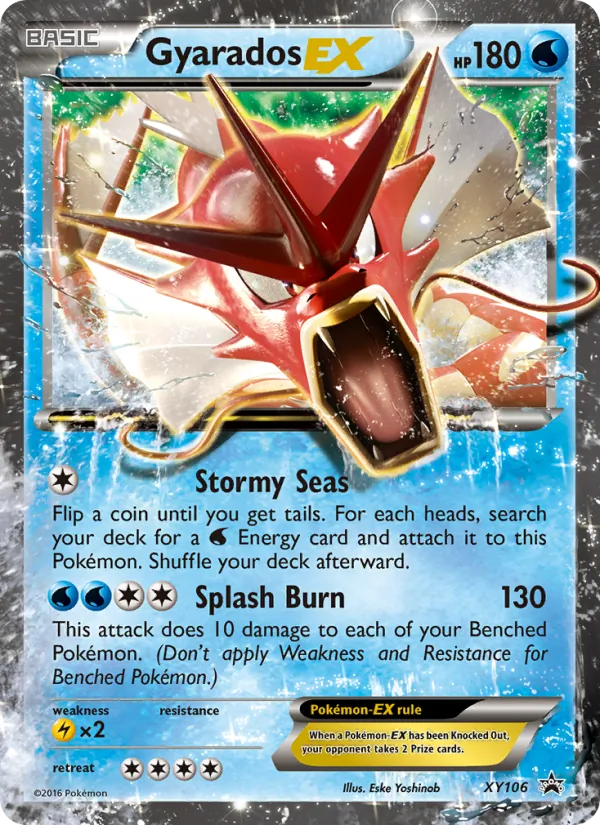 Gyarados EX — XY Black Star Promos XY106