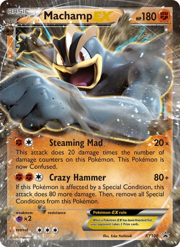Machamp EX — XY Black Star Promos XY108
