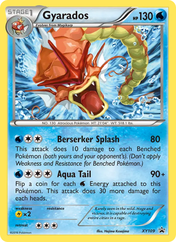 Gyarados — XY Black Star Promos XY109