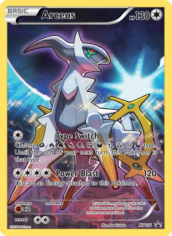 Arceus — XY Black Star Promos XY116
