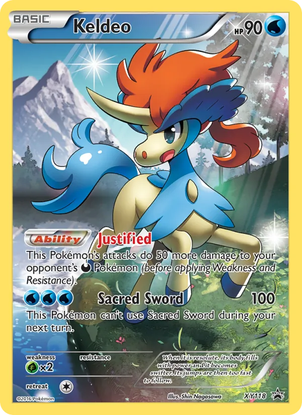 Keldeo — XY Black Star Promos XY118