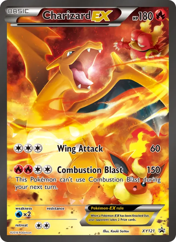 Charizard EX — XY Black Star Promos XY121