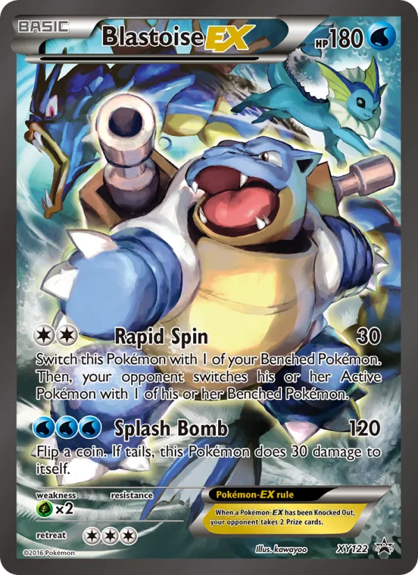 Blastoise EX — XY Black Star Promos XY122