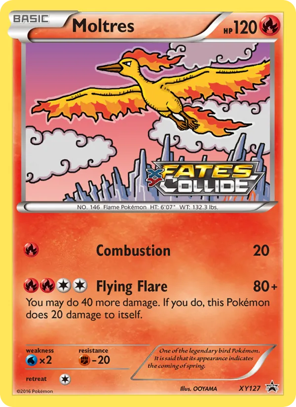 Moltres — XY Black Star Promos XY127