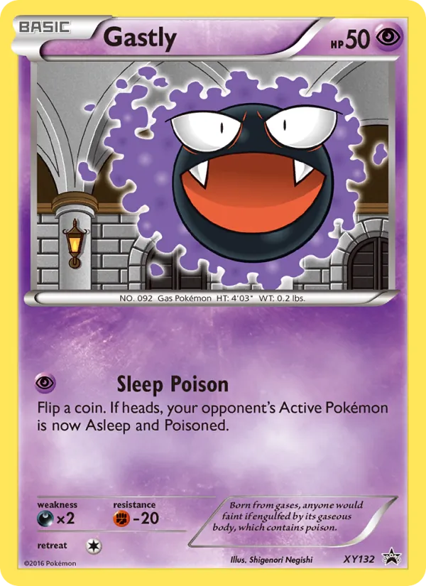 Gastly — XY Black Star Promos XY132