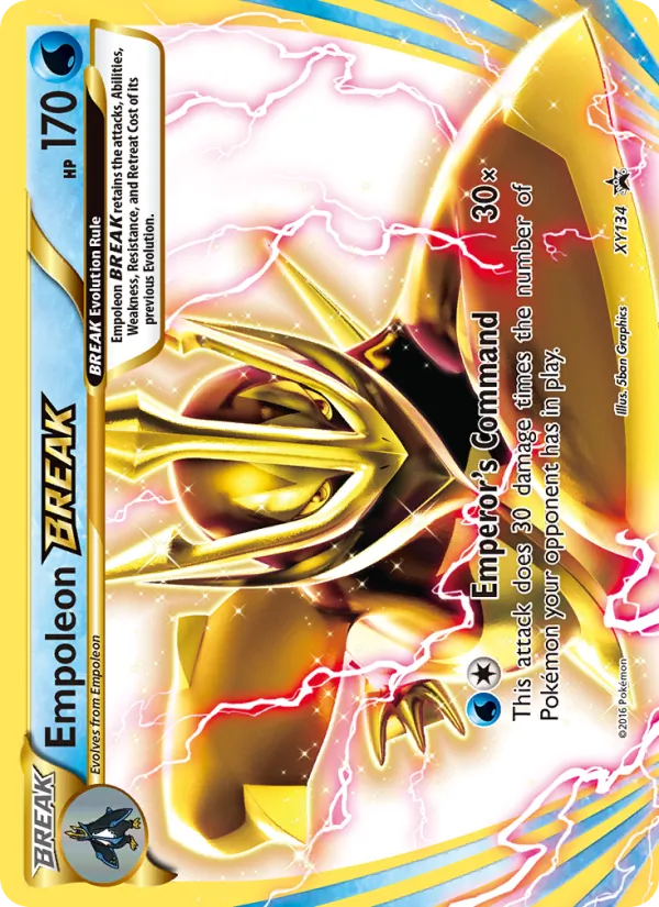 Empoleon BREAK — XY Black Star Promos XY134