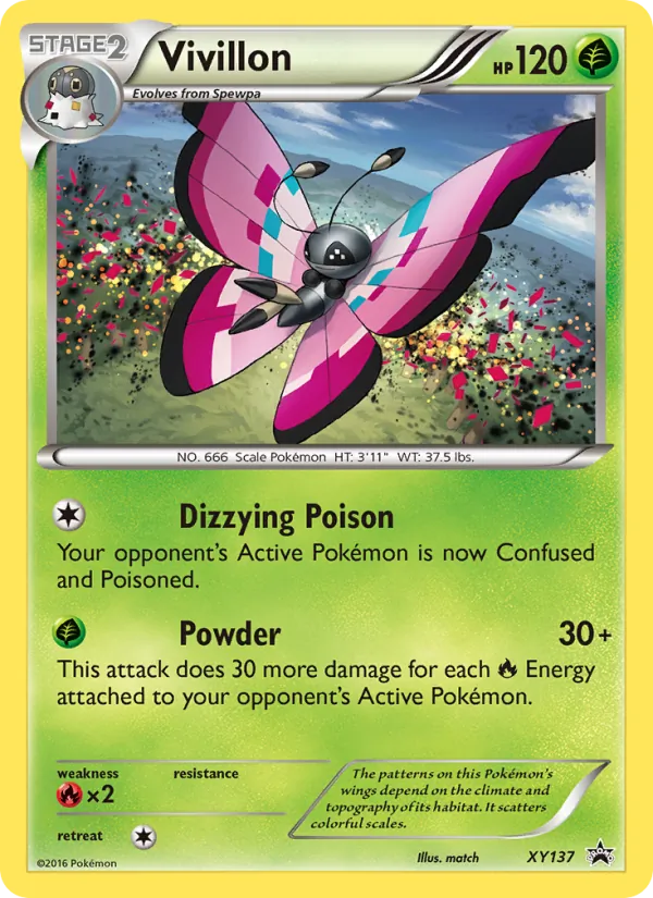 Vivillon — XY Black Star Promos XY137