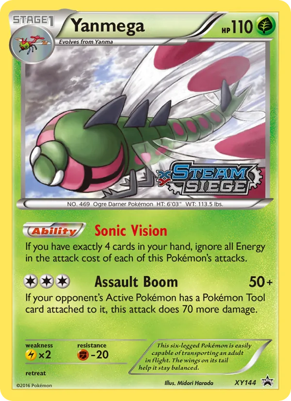Yanmega — XY Black Star Promos XY144