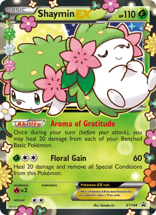 Shaymin EX — XY Black Star Promos XY148