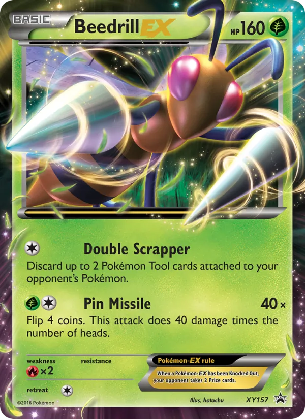 Beedrill EX — XY Black Star Promos XY157