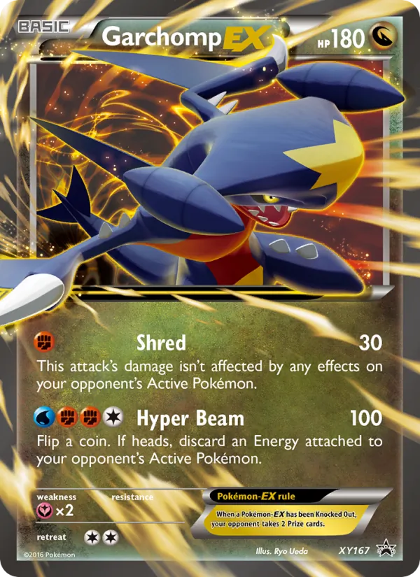 Garchomp-EX — XY Black Star Promos XY167