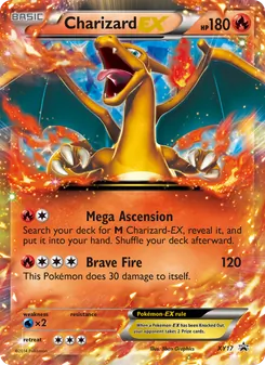 Charizard EX — XY Black Star Promos XY17