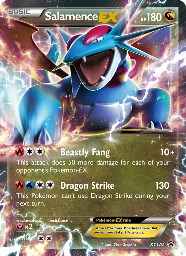 Salamence EX — XY Black Star Promos XY170
