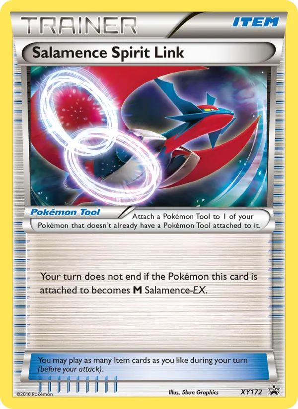 Salamence Spirit Link — XY Black Star Promos XY172