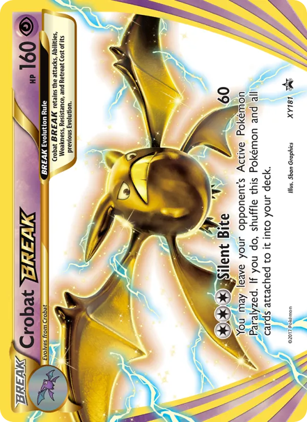 Crobat BREAK — XY Black Star Promos XY181