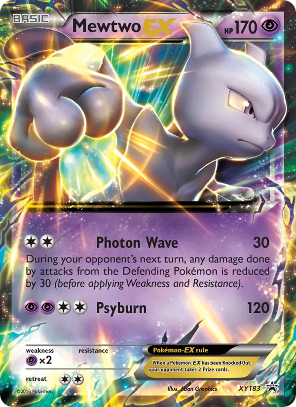 Mewtwo-EX — XY Black Star Promos XY183