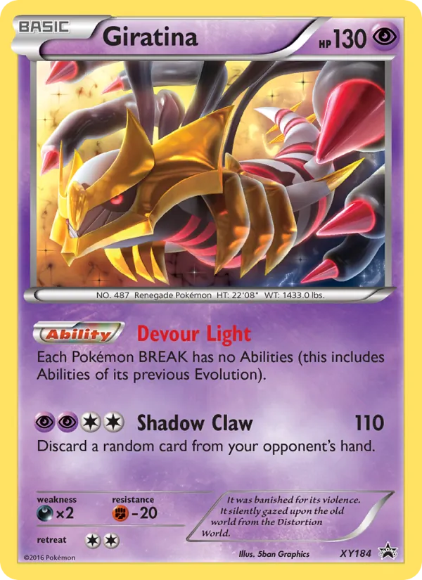 Giratina — XY Black Star Promos XY184
