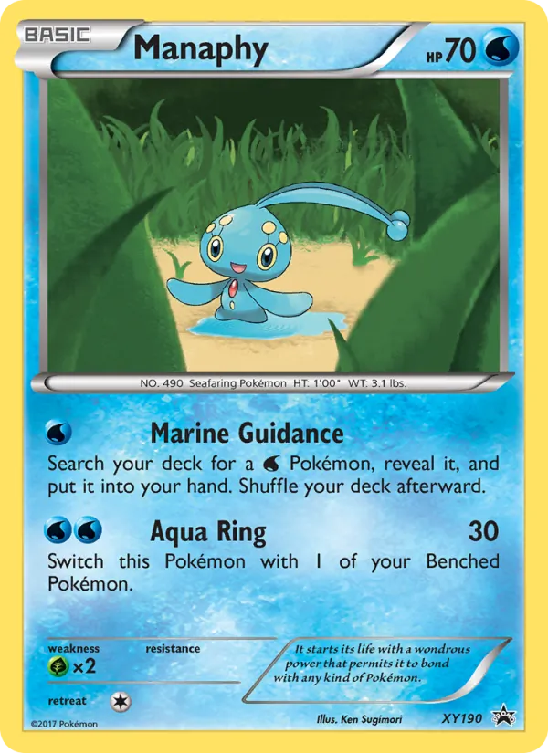 Manaphy — XY Black Star Promos XY190