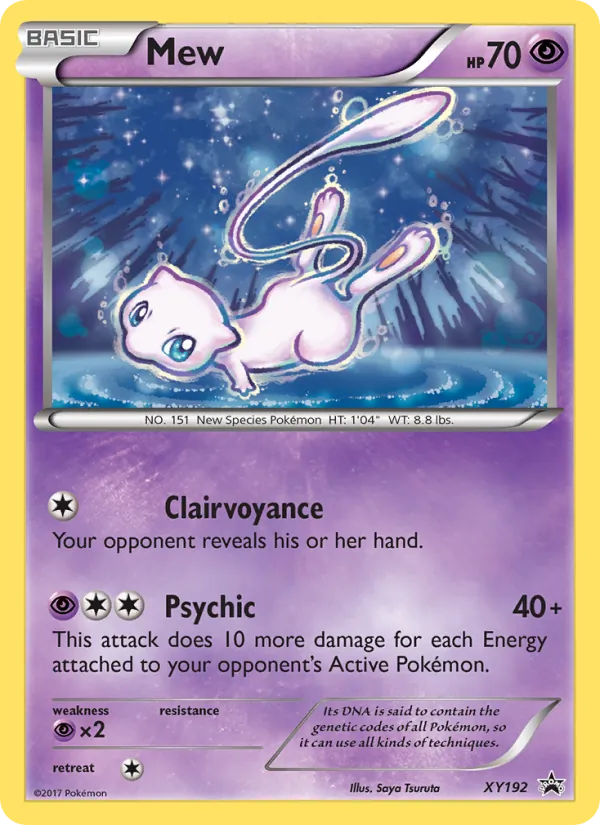 Mew — XY Black Star Promos XY192