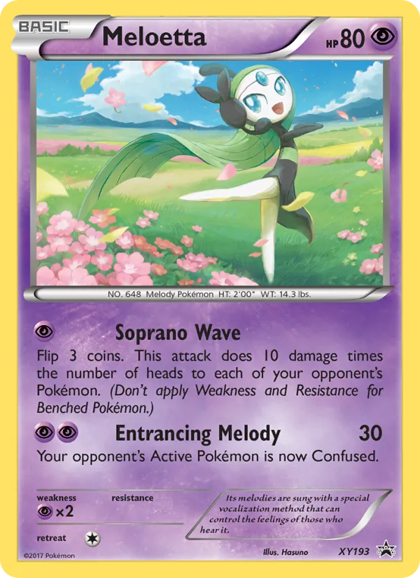 Meloetta — XY Black Star Promos XY193