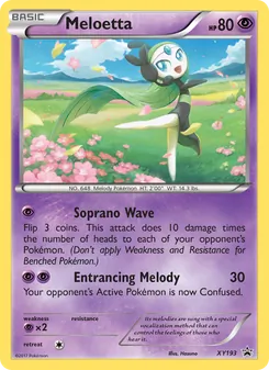 Meloetta — XY Black Star Promos XY193