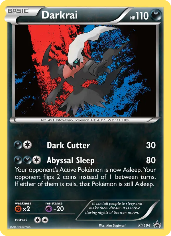 Darkrai — XY Black Star Promos XY194