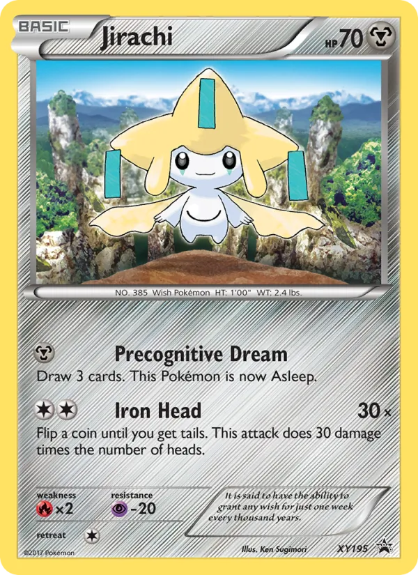 Jirachi — XY Black Star Promos XY195