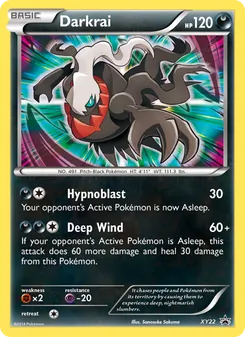 Darkrai — XY Black Star Promos XY22