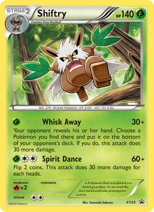 Shiftry — XY Black Star Promos XY23