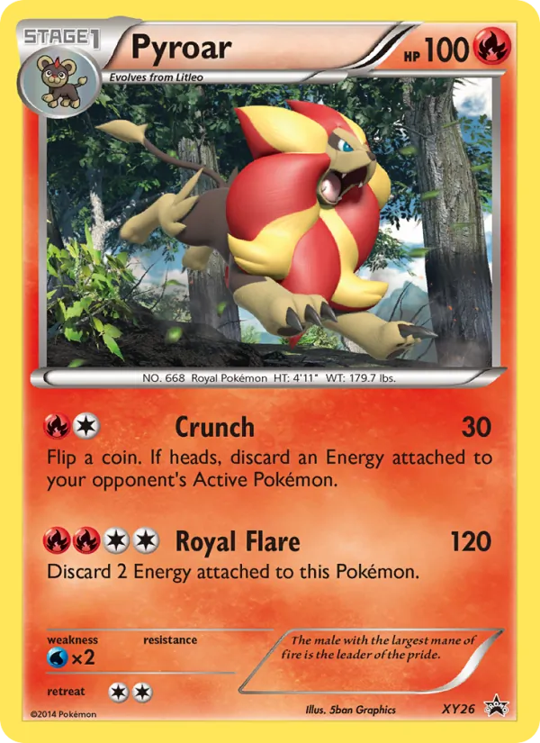 Pyroar — XY Black Star Promos XY26