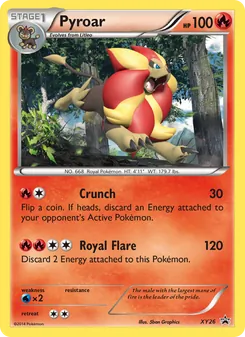 Pyroar — XY Black Star Promos XY26