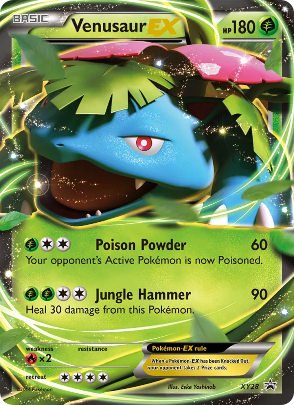 Venusaur EX — XY Black Star Promos XY28