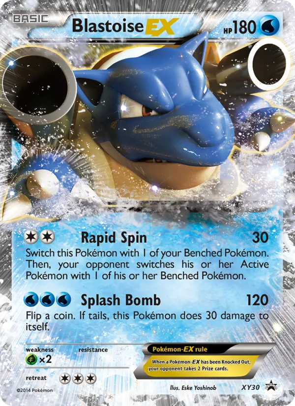 Blastoise EX — XY Black Star Promos XY30