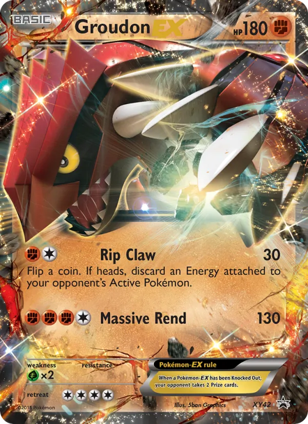 Groudon EX — XY Black Star Promos XY42