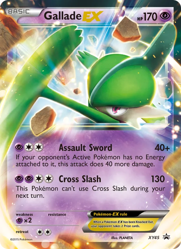 Gallade EX — XY Black Star Promos XY45