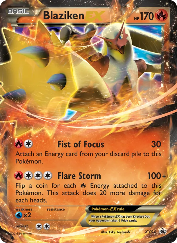 Blaziken EX — XY Black Star Promos XY54