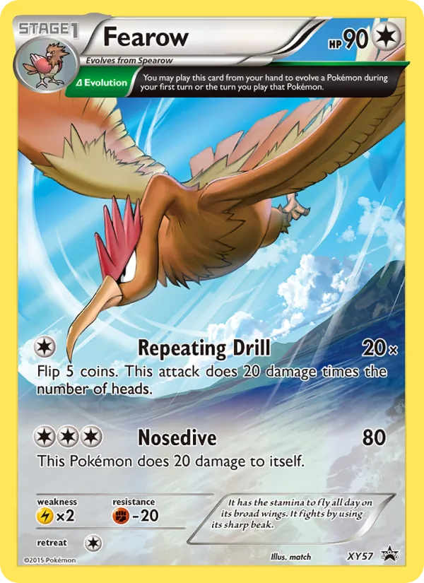 Fearow — XY Black Star Promos XY57