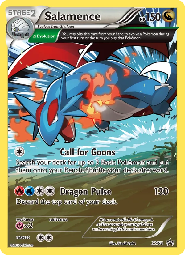 Salamence — XY Black Star Promos XY59