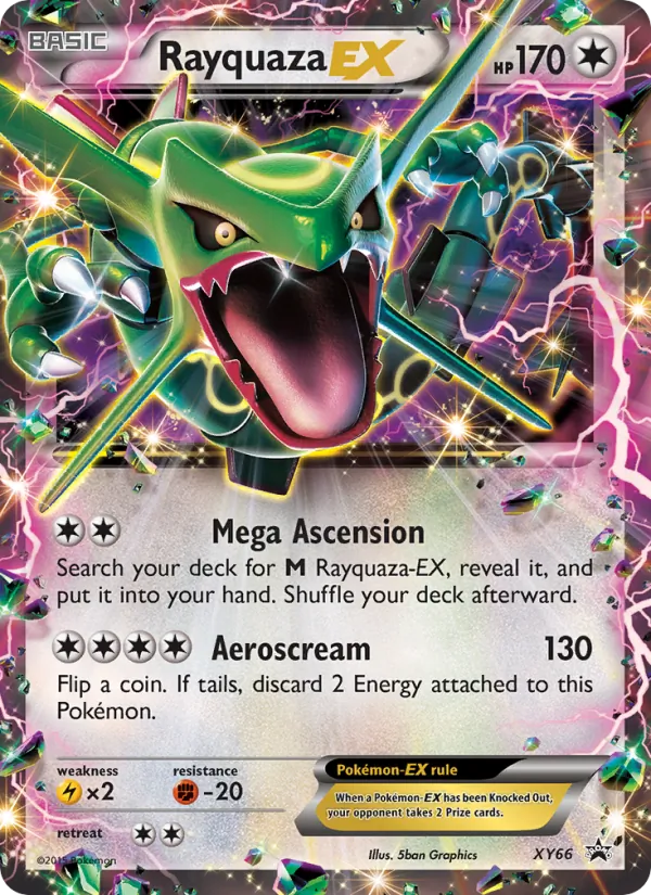 Rayquaza EX — XY Black Star Promos XY66