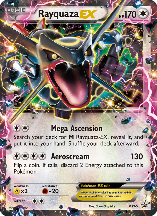 Rayquaza EX — XY Black Star Promos XY69