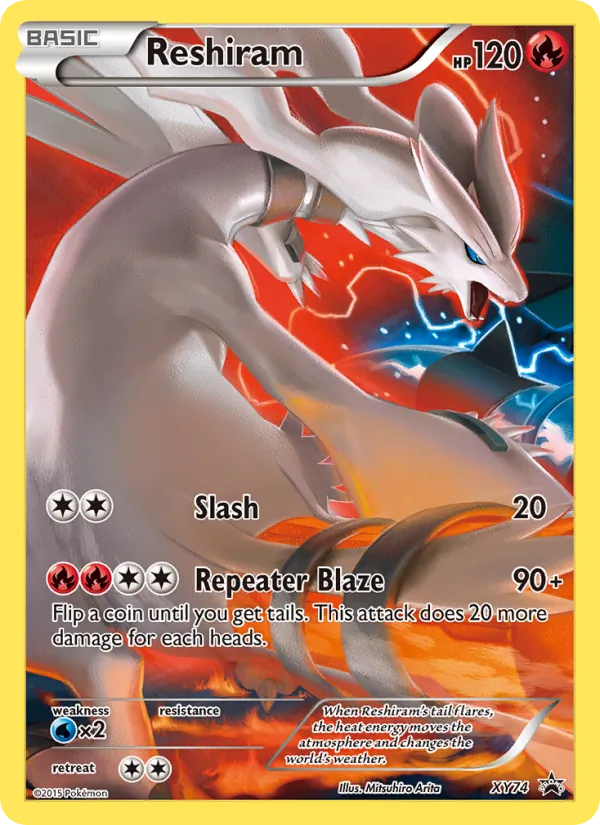 Reshiram — XY Black Star Promos XY74