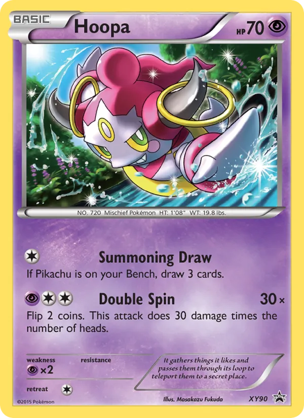 Hoopa — XY Black Star Promos XY90