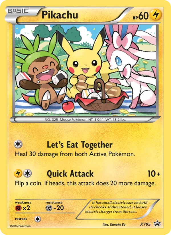 Pikachu — XY Black Star Promos XY95