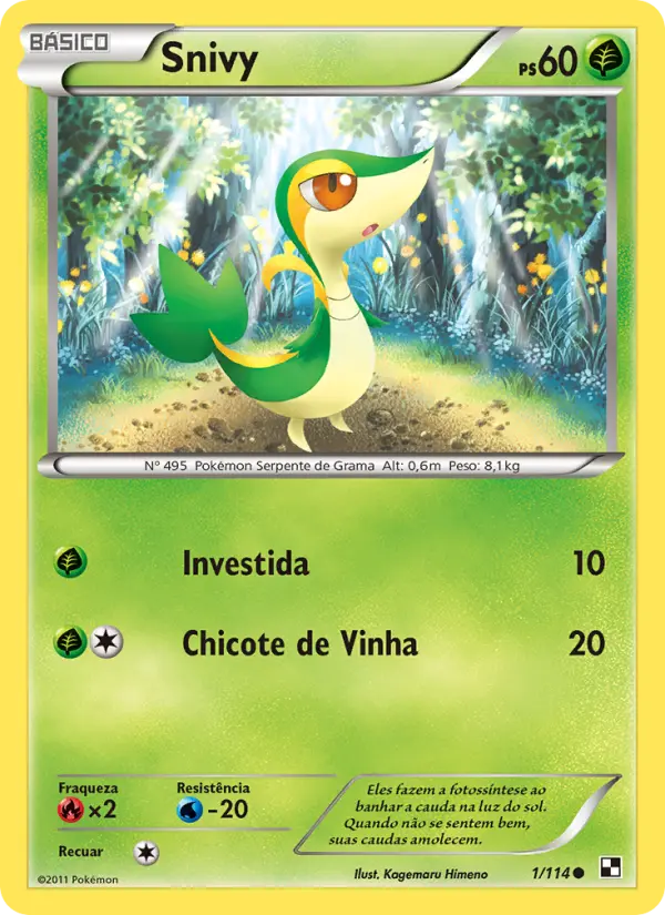 Snivy — Black & White 1