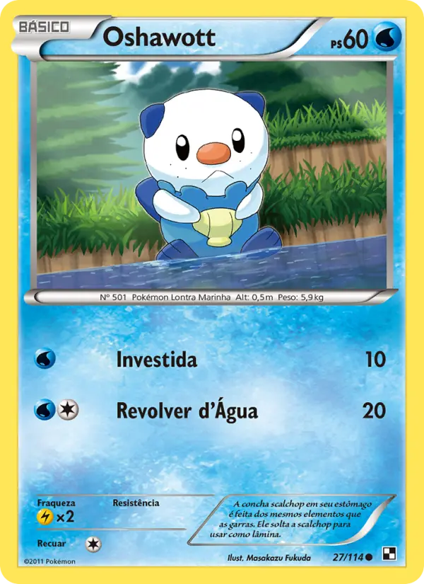 Oshawott — Black & White 27