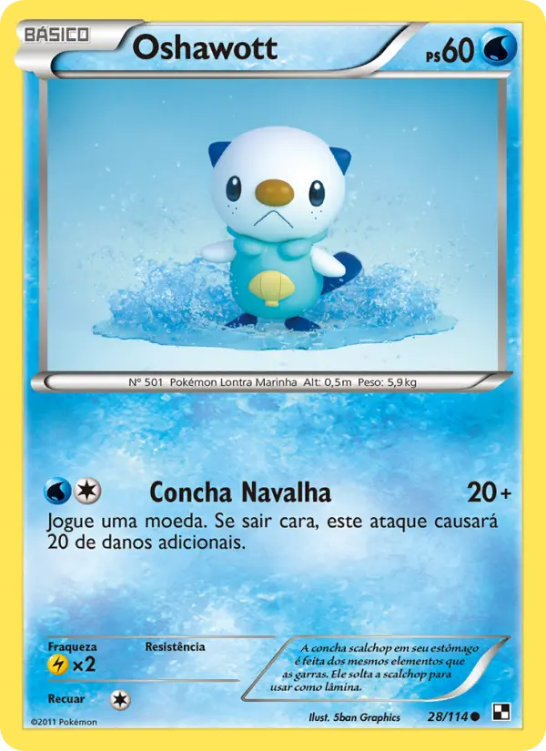 Oshawott — Black & White 28