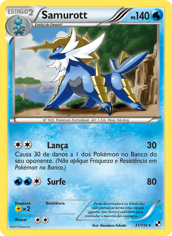 Samurott — Black & White 31