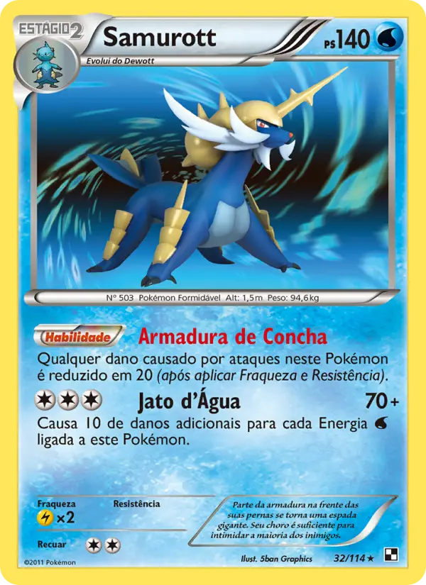 Samurott — Black & White 32