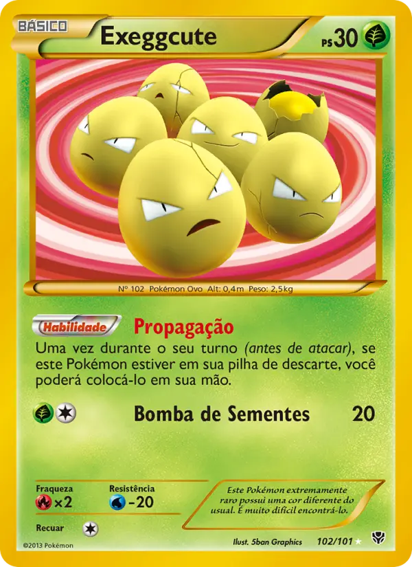 Exeggcute — Explosão de Plasma 102