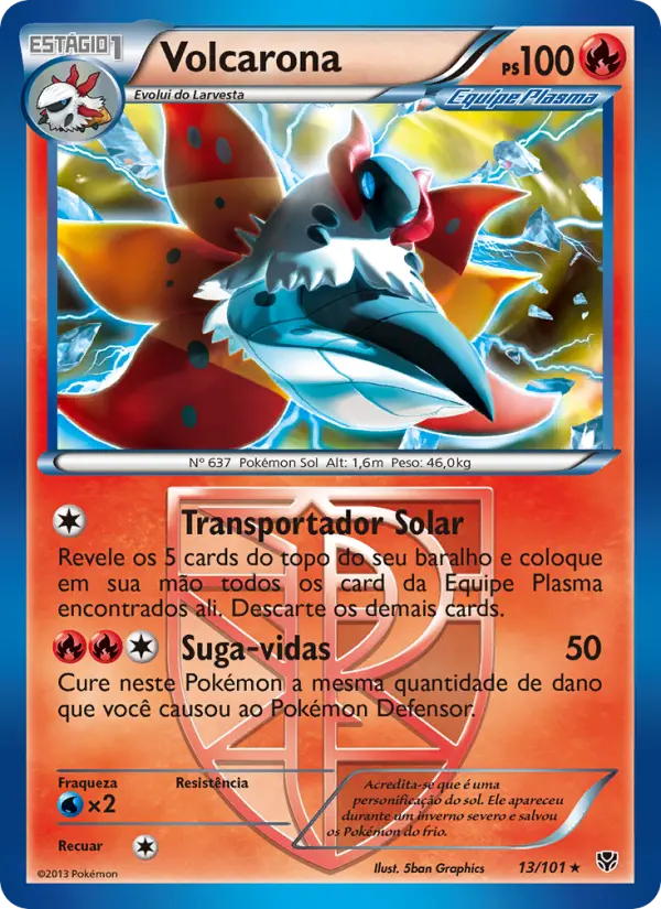 Volcarona — Explosão de Plasma 13